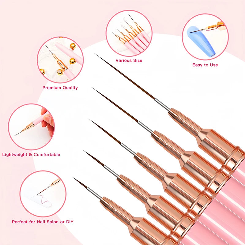 MagicStrokes Nail Art Liners Deluxe Set
